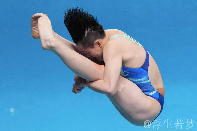 女子3米跳板精彩集锦：陈佳亮相跳水世界杯总决赛